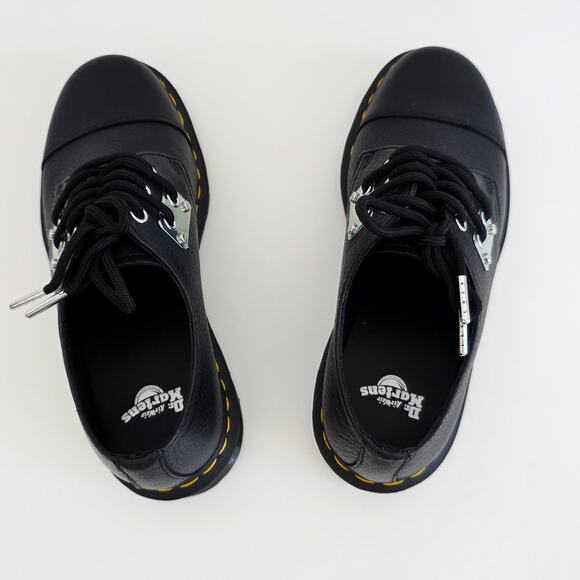 Dr. Martens Black 1461 Combs Cap Toe Derby Lace Up Loafers Woman's 8 / Men's 7 - Picture 5 of 12